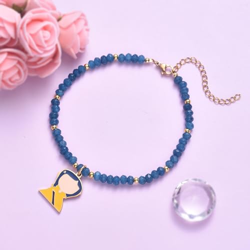 Melix Home Whimsical Stone Beads Bracelet Courage Gift For Her Women Daughter Teen Adjustable Bracelets3