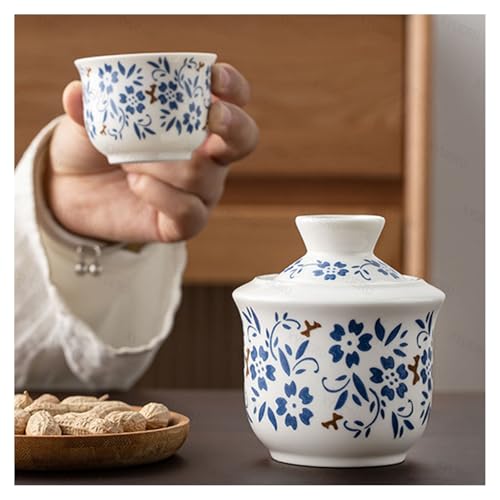 Juego de sake con olla resistente al calor que evita que tus licores pierdan temperatura 8