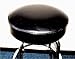 Black Slip-on Bar Stool Cover 12-15 inche Diameter (14" Diameter with 4" Sideband)