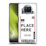 1. Compre el artículo Head Case Designs Personalizada Individualizada Etiquetas de Equipaje Rosado Caso de Gel Suave Compatible con Xiaomi Mi 10T Lite 5G