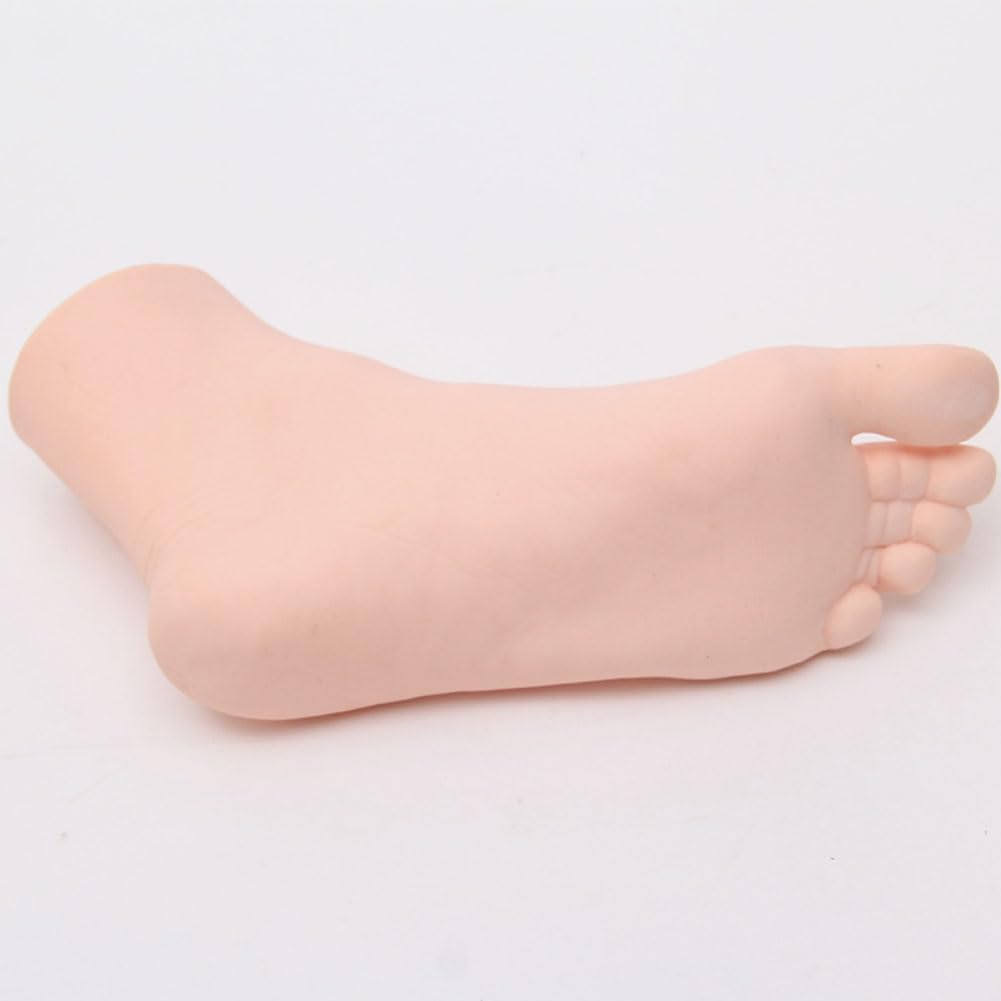 Lifelike Manikin Feet PVC Foot Lifesize Female Mannequin Foot Model for Painting Teaching Arts Drawing Sketching Jewelry Display -Left Foot,22.5cm - Image 2