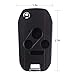 Heart Horse Keyless Entry Flip Key for Ex CRV Fit City 3+1 Buttons Remote Shell Cover Fob Case