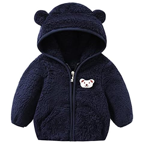 Tumaron Toddler Fleece Jacket Baby Boys Winter Coat Clothes For Girl Sweater 12-18 Month Cover
