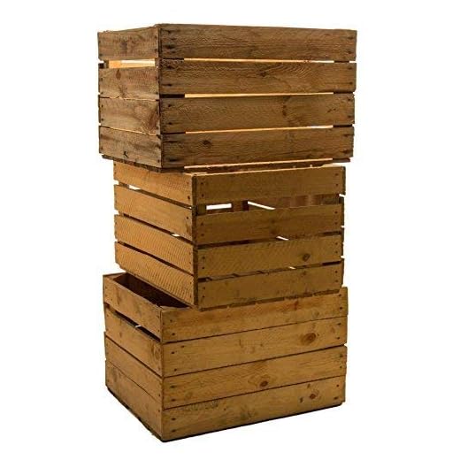 3 Piezas sólido Cajas de Fruta Cajas DE Vino Cajas DE Manzana Caja Madera Shabby Vintage Medidas Aprox. 49 x 42 x 31cmxxxgebrauchtxxx