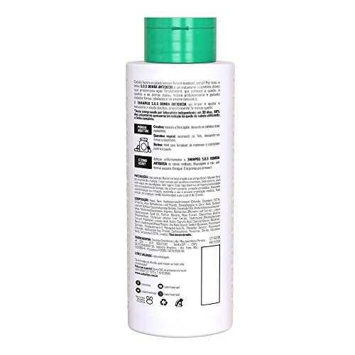 KIT S.O.S BOMBA SH+COND ANTIQUEDA 200ML, Salon Line, Branco