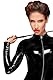 Noir Handmade, Langärmliges PVCCatsuit, Black, S (UK 8) FR:38 EU:36
