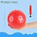 LOVEINUSA 8PCS Bounce Balls, Knobby Balls with Pump 7inch Sensory Balls Spiky Massage Balls for Kids Party Favors