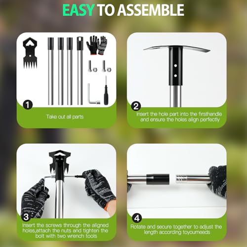 30% Off 60" Weed Puller – Stand Up Weed Removing Tool - Image 7