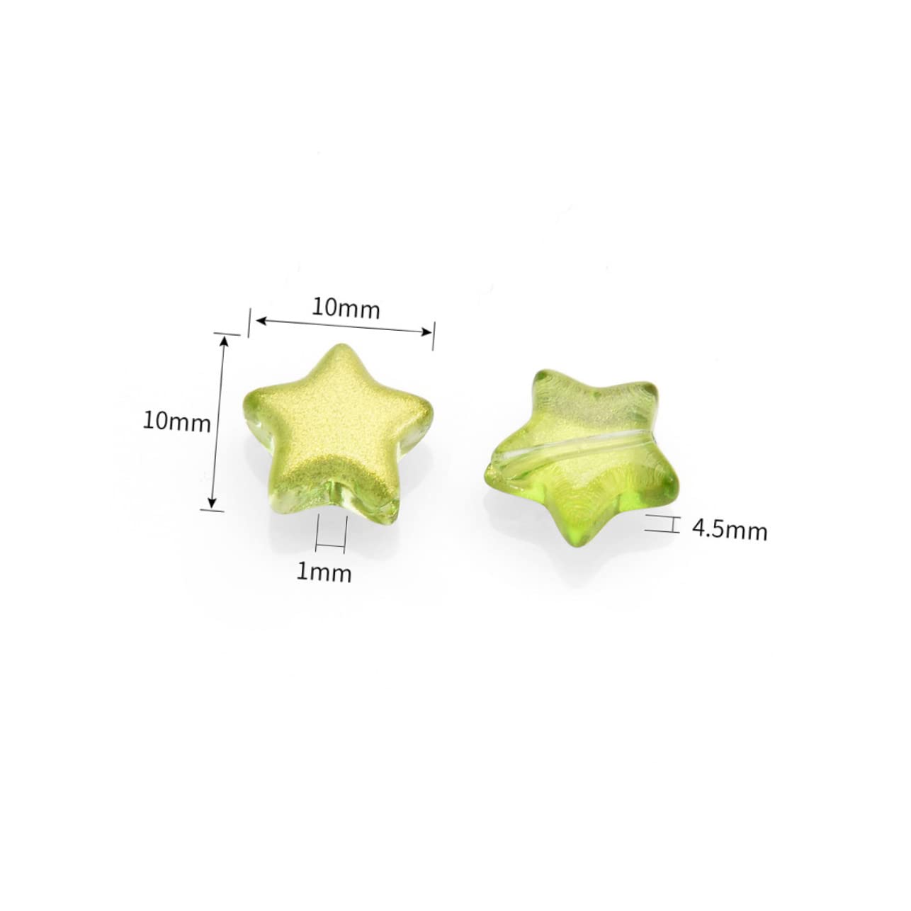 Gadpiparty Abalorios De De Cristal Para Joyería Accesorios De Bricolaje Para Pulseras Y Collares Diy 100 Piezas*5