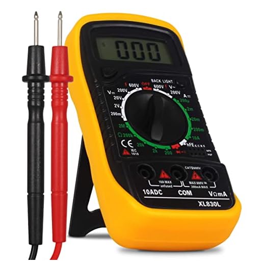 Multímetro Digital Profissional Portátil Corrente Ac + Dc Tensão 200M~600V Bateria 9V Teste com Bipe