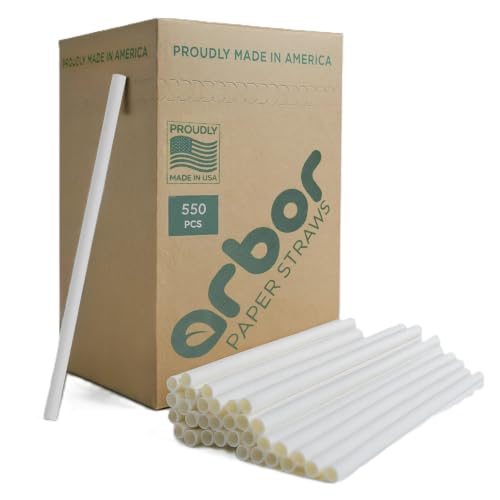 Pitillos de Papel Arbor 7.5 Pulgadas Blanco 550 Unidades miniatura 1