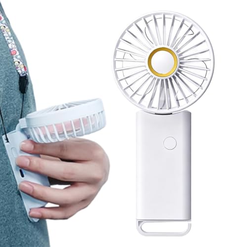 Ventilador de mano plegable y silencioso para mantener la frescura durante tus viajes