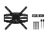 Monoprice Soporte de Pared articulado de Movimiento Completo para televisores de 19 a 55 Pulgadas, Patrones VESA de hasta 400 x