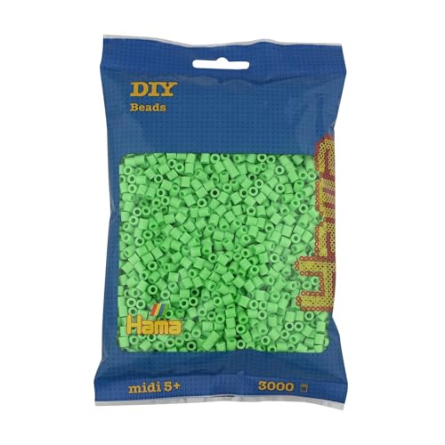 Hama Perlen 201-47 Bügelperlen Beutel mit ca. 3.000 bunten Midi...