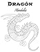 Dragón Mandalas: Libro para colorear para adultos y adolescentes | Mandala | Antiestrés, relajación | Gran formato, 21,6x28 cm.