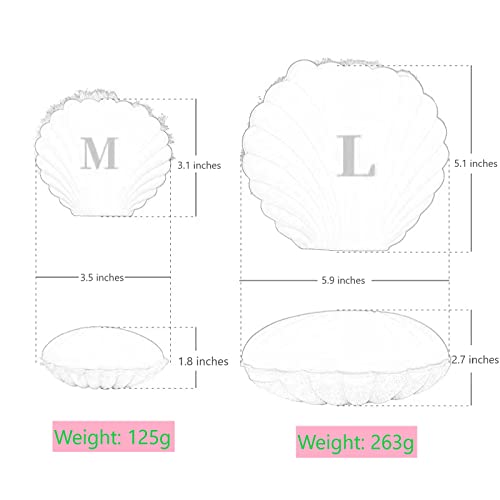 Plush Shell Jewelry Box, Imitation Shell, Storage Box, Scene Props, Proposal Props, Special Gifts, Shell Gift Box (Purple(L)) #TOP6