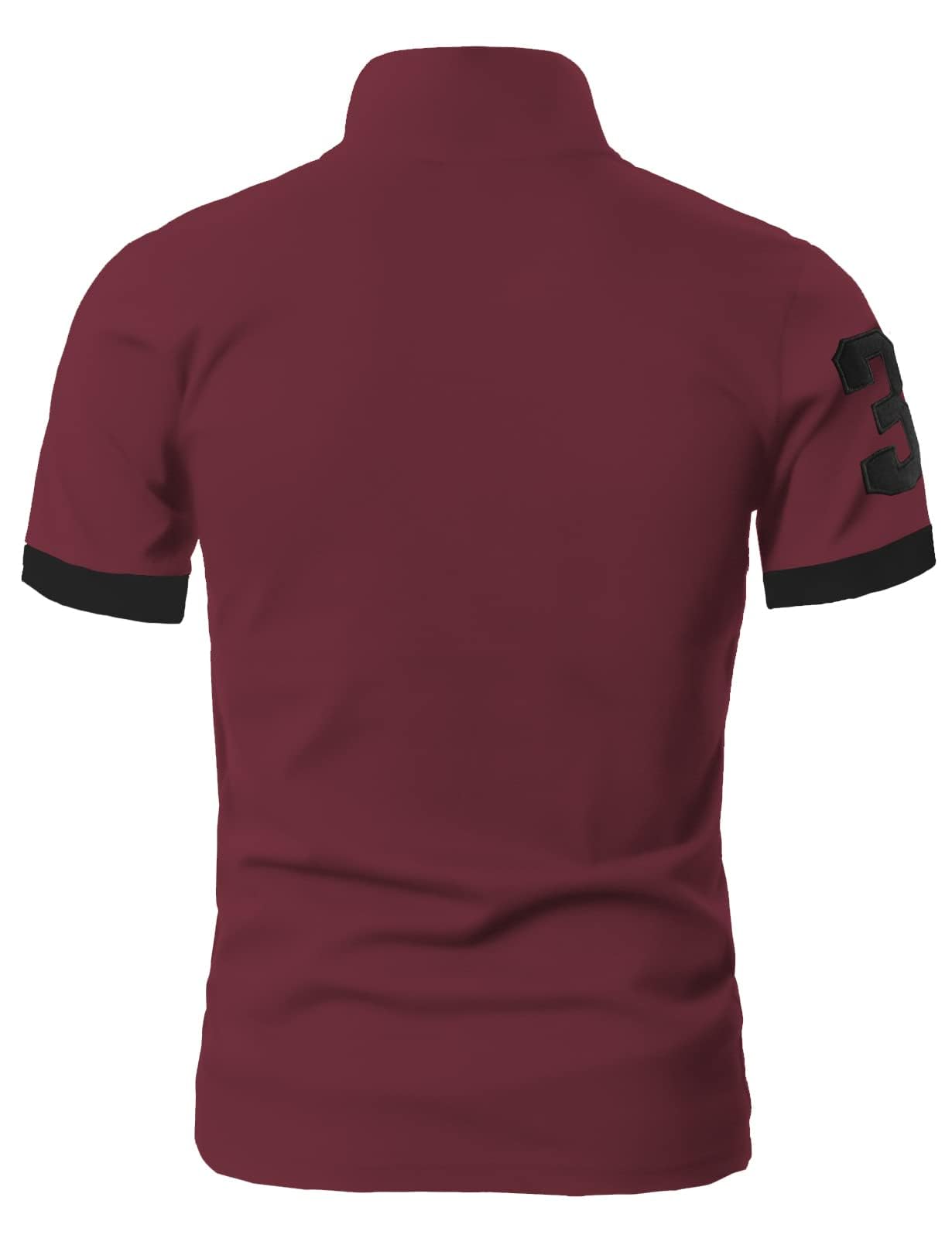 GLESTORE Polo de manga corta para hombre, camisetas de golf para hombre, camiseta de algodón