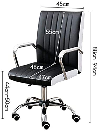 Chaise de bureau moderne réglable riz blanc : finie la fatigue devant l'ordinateur