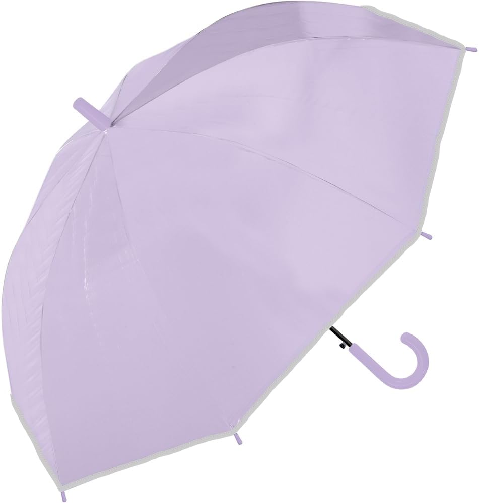 Amazon | UV 子ども 長傘 55cm 晴雨兼用長傘 パープル | 長傘 通販