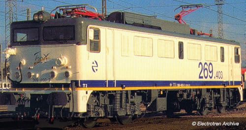 Locomotive Arnold HN2592 RENFE 269.400 Talgo 200 livrée rayée jaune
