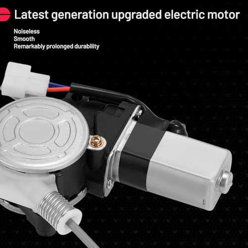 Image of BDFHYK 741-940 Power Window Regulator with Motor Front Left Compatible with Mitsubishi Montero 1992-2000
