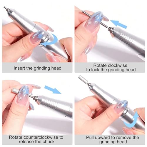 Kit profesional eléctrico para manicura y pedicura miniatura 3