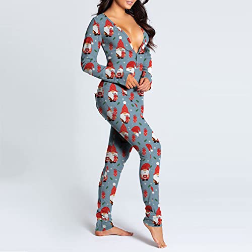 Kwatieh Functionele Kerst Button Down Jumpsuit voor Vrouwen Button Down voor Volwassenen Combinatie Schilderen Kids - Afbeelding 6