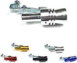 Turbo Whistle Exhaust Sound Amplifier - Universal Aluminum Alloy Airflow Whistle for Cars & Motorcycles, Performance Exhaust Accessories, Car Roar Maker Tail Pipe Whistle (Silver)