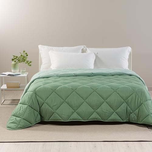 Caleffi - Piumone Matrimoniale Invernale 260x265 cm - Trapunta Matrimoniale Invernale per Inverno e Mezza Stagione - Copriletto in Microfibra Caldo e Morbido - Piumino Autunnale Made in Italy