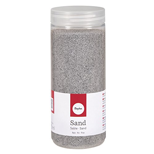 Rayher 39339606 Fine Sand 0.1-0.5 mm Box of 475 ml Silver