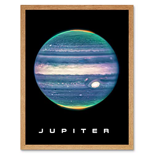 Artery8 Zusammengesetztes Bild des Jupiter Gerahmter Druck 30x40 cm