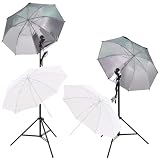 Kit completo per studio fotografico: include 2 supporti regolabili (75¨C210 cm), traversa estensibile (155¨C300 cm) e 5 sfondi in tessuto (verde, nero, bianco, grigio, blu), misura 1,6 x 3 m ¡ª ideale per ritratti, prodotti e shooting pubblicitari.