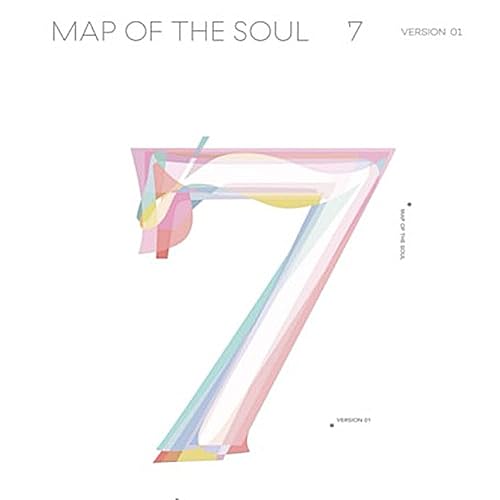 K-POP BTS - MAP of The Soul 7, Version 1 Cover incl. Album, Folded Poster, Extra Photocards Set