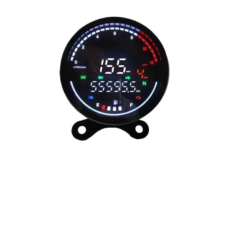 オートバイの走行距離計 ユニバーサルオートバイデジタルメーター