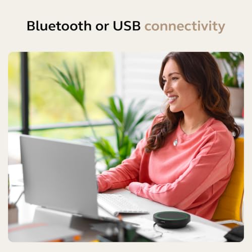 Jabra Speak2 75 (2025 Edition) Wireless Bluetooth Speakerphone - 4 Noise-Cancelling Mics, 65mm Speakers - New Linking Feature - USB-A Dongle - Certified for Microsoft Teams - Dark Grey - image 7
