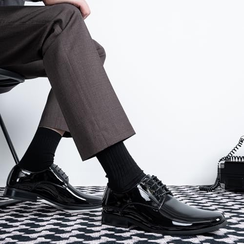 Jousen Mens Dress Shoes Formal Business Oxford Shoes for Men Tuxedo Dress Shoes for Men2