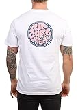 White Rip Curl Wetty Party Short Sleeve T-Shirt 2XL