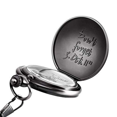 BOSHIYA Herren Taschenuhr Fullmetal Alchemist Vintage Steampunk Quarz Taschenuhr für Herren Anime Merch Cosplay Zubehör – Bild 4