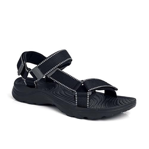 Men's Fashionable Sandals,Lightweight Comfortable Outdoor Hiking Sandals Soft Casual Wear-Resistant Shock-Absorbing Anti-Skid Shoes