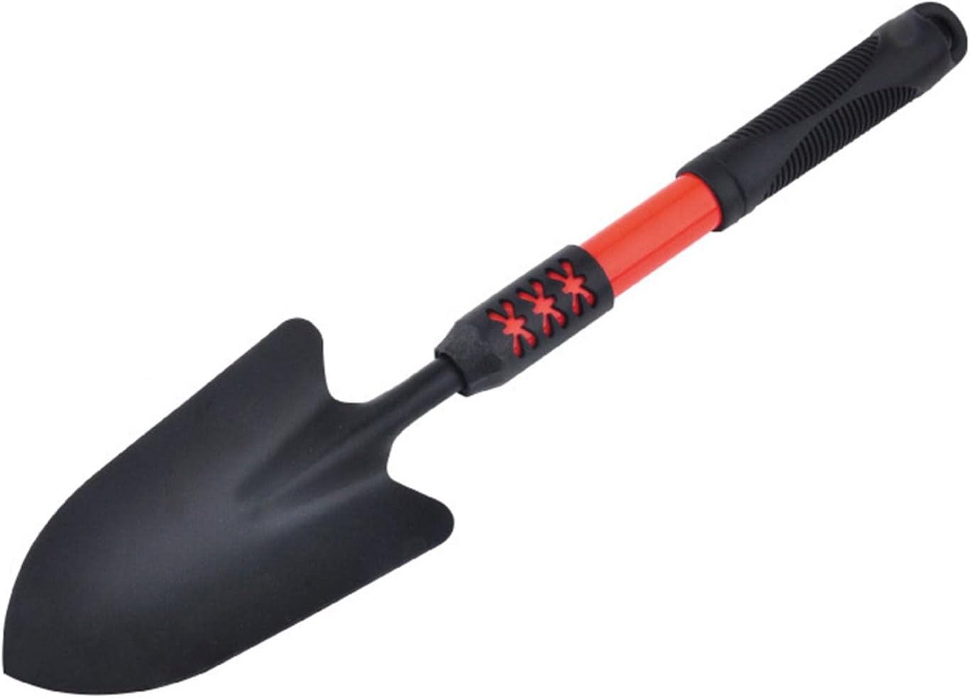 Amazon.co.jp 掘削用スペードショベル こてガーデンツール,移植、除草、掘削用の人間工学に基づいたゴム引き滑り止めグリップを