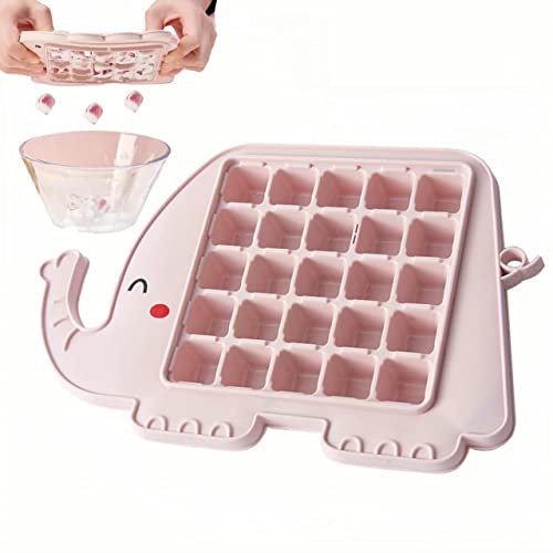 Molde para cubitos de hielo de silicona con tapa miniatura 1