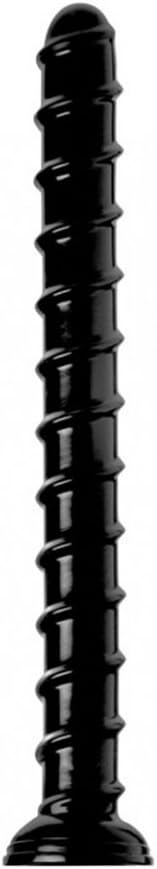 Hosed 18-Inch Swirl Silicone Dildo – Extra-Long Textured Dildo for Deep Anal Play – Flexible, Body-Safe Design Compatible with Fucking Machines