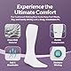 BraceAbility Ersatzsockeneinlage für orthopädische Wanderschuhe | Medizinische Schlauchstrümpfe zum Tragen unter Air Cam Walkers und Fracture Boot Casts (2er Pack)
