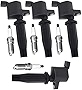 ENA Set of 4 Spark Plug and 4 Ignition Coil Pack Compatible with Ford Lincoln Mercury Escape C-Max Fusion Transit Connect MKZ Mariner Milan 2.0L 2.5L Replacement for FD505