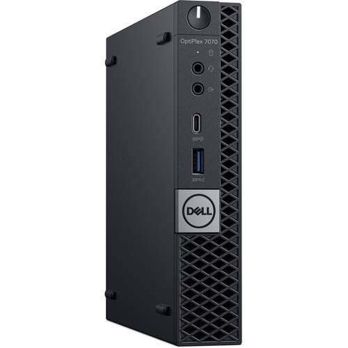 Dell OptiPlex 7070 Desktop Computer - Intel Core i7-9700T - 8GB RAM - 256GB SSD - Micro PC (Renewed)