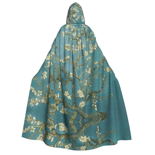 Cape à capuche homme pour costume de magicien et scène de théâtre
