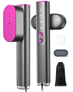 Fer à Repasser Vapeur Portable, 110-240V Double Tension, Mini Fer à Vapeur 2-en-1 (Voyage/Domicile), Chauffe Rapide 15s, 1000W, Léger et Compact - Idéal pour Voyages