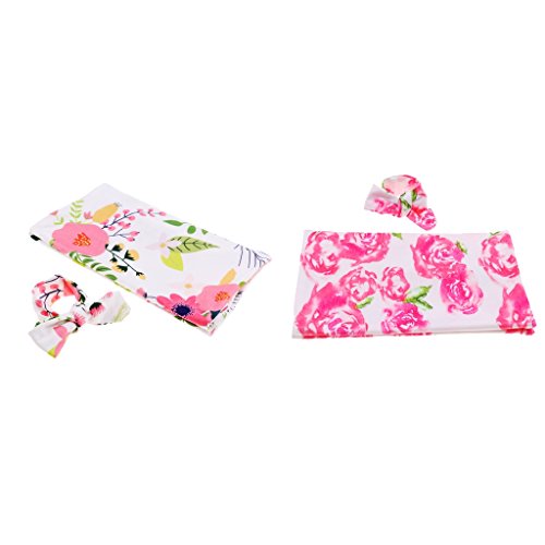 Sharprepublic 2Packs Baby Swaddle Wrap Coperta