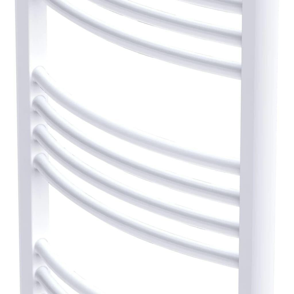 vidaXL Radiador toallero de baño con rieles curvados 600 x 1160 mm