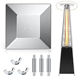Tomato Man Patio Heater Reflector Shield,Glass Tube Pyramid Patio Heater Replacement Top,Outdoor...